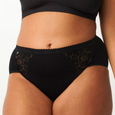 CHIC-Slip-taille-haute-Sloggi-Noir-1 CHIC-Slip-taille-haute-Sloggi lingerie-Noir-1